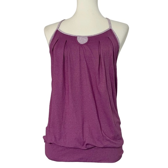 Lululemon Let It Loose‎ Tank Dew Berry Wee Stripe / Dew Berry - Picture 1 of 12